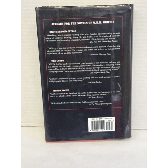 Blood and Honor By WEB Griffin, Hardback Dust Jacket Military Honor War Marines - Picture 2 of 5